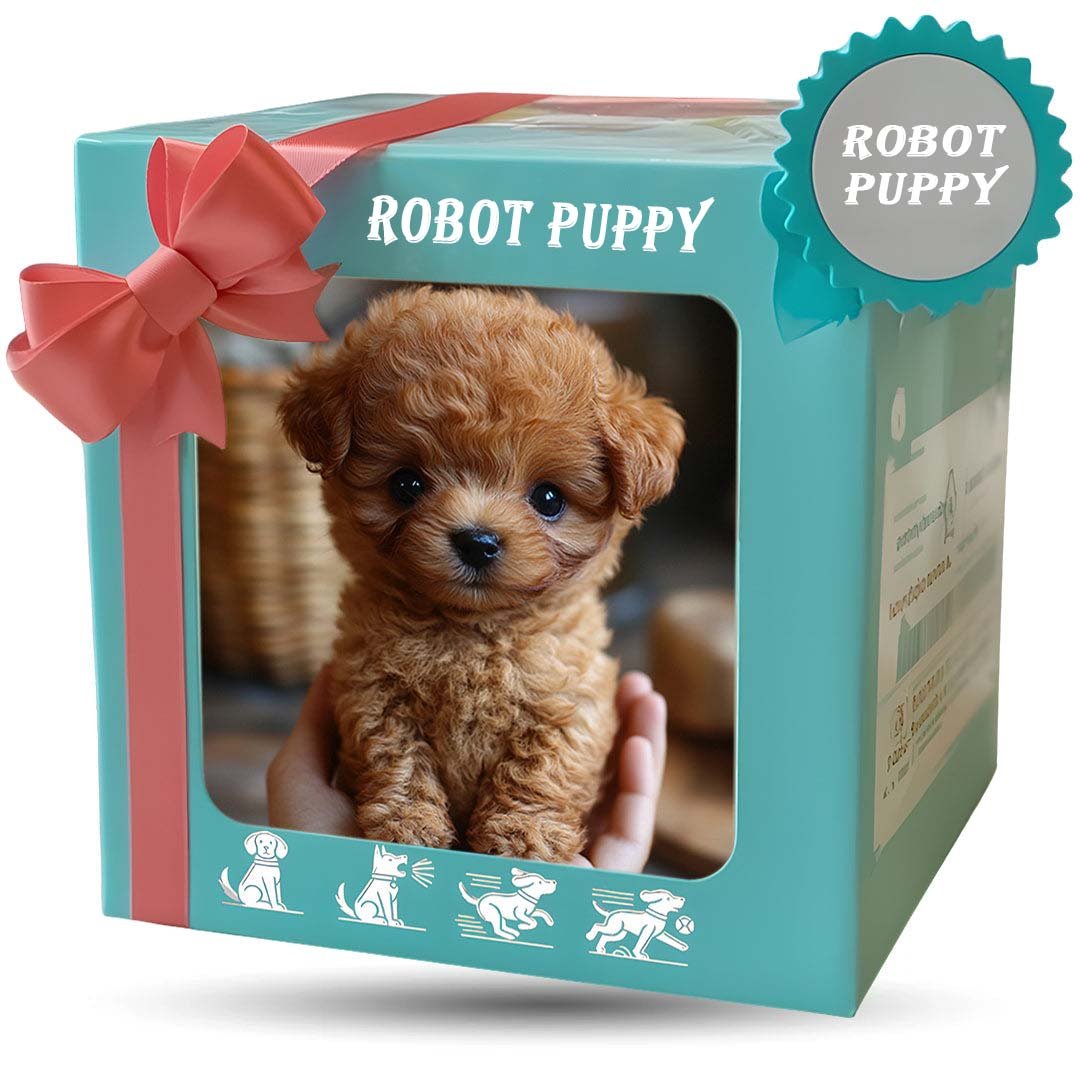 Hyper-Realistic Plush Puppy with Interactive Robot Design