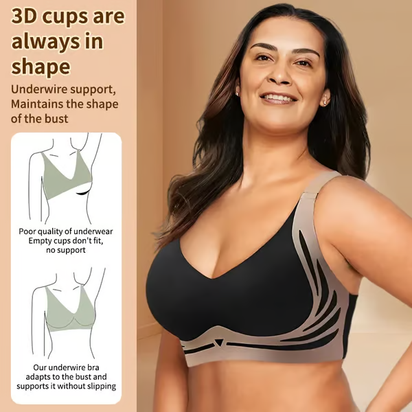 Icone SeamlessBra: Wireless Anti-Sagging Seamless Bra