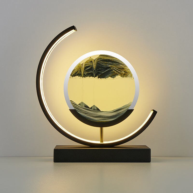 Illuminated Deep Sea Sand Art for Home Decor