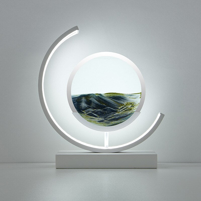 Illuminated Deep Sea Sand Art for Home Decor