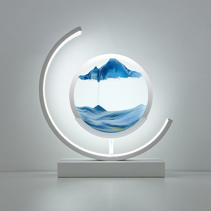 Illuminated Deep Sea Sand Art for Home Decor