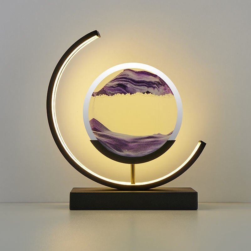 Illuminated Deep Sea Sand Art for Home Decor