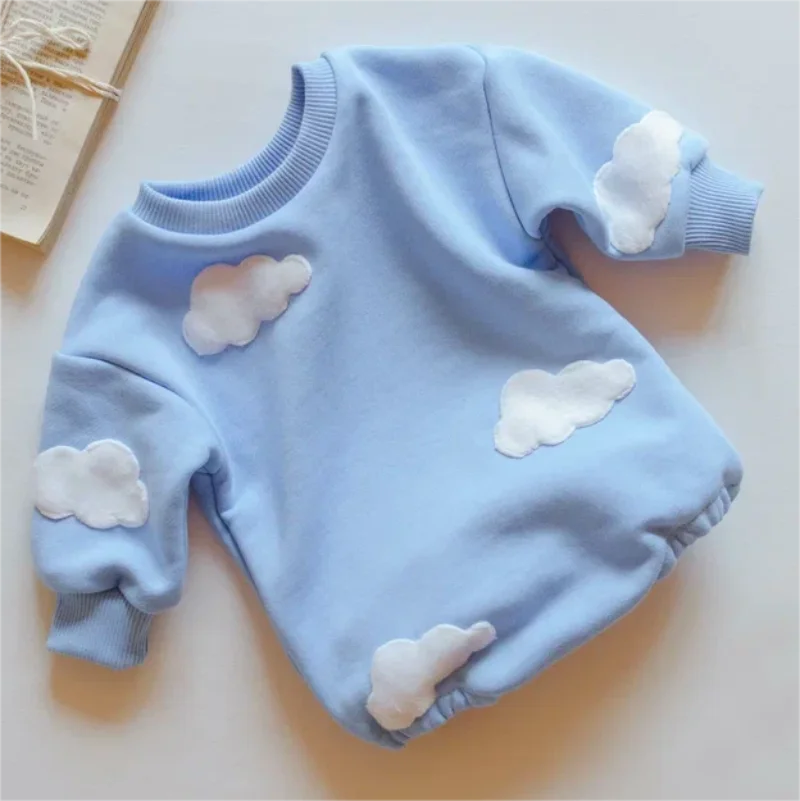 Infant Baby Cloud Print Romper Jumpsuit