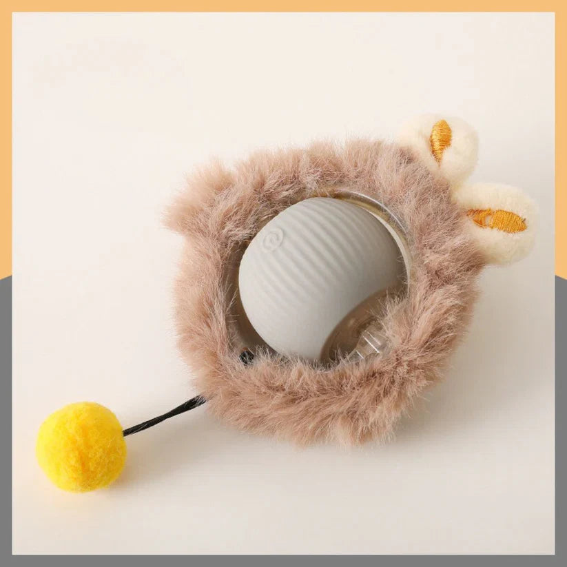 Interactive Play Ball with Tail for Cats