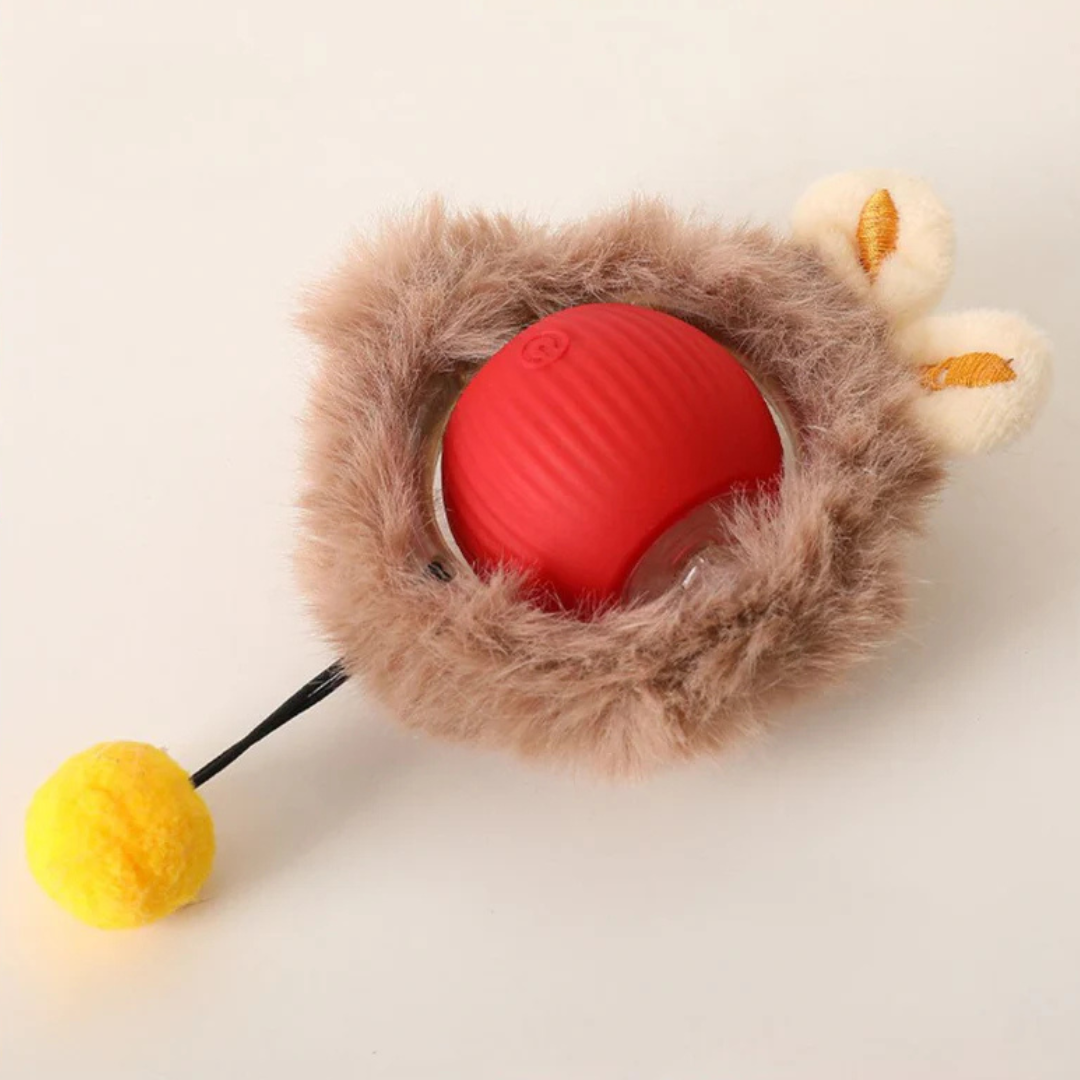 Interactive Play Ball with Tail for Dogs