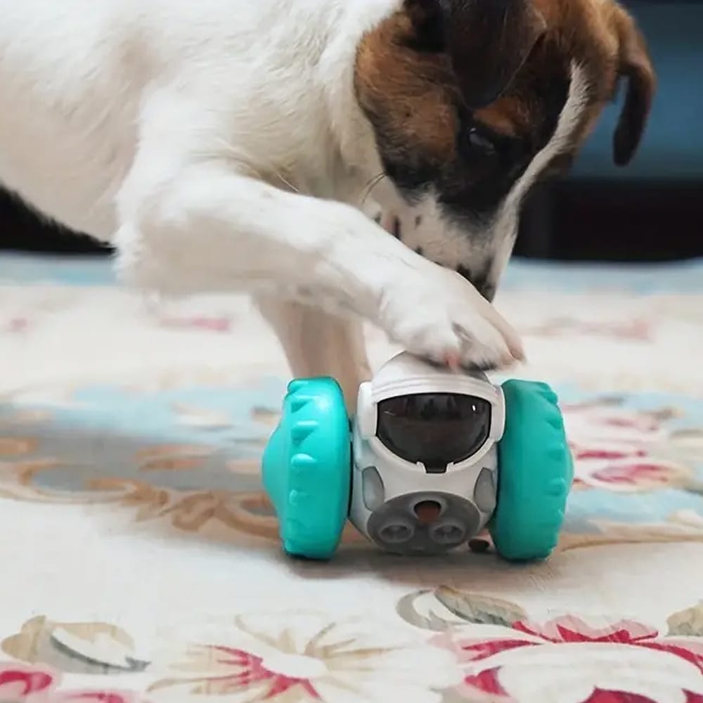 Interactive Robot Treat Dispenser – Fun for Both Dogs and Cats!