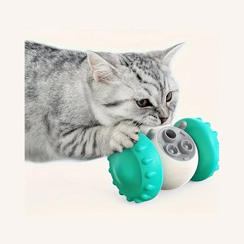 Interactive Robot Treat Dispenser – Fun for Both Dogs and Cats!