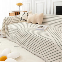 Jacquard Sofa Throw Blanket - Soft Polyester - Modern - Decorative Woven Blanket