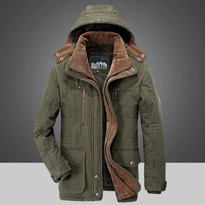 Julian Winter Parka | Long Cotton Winter Coat