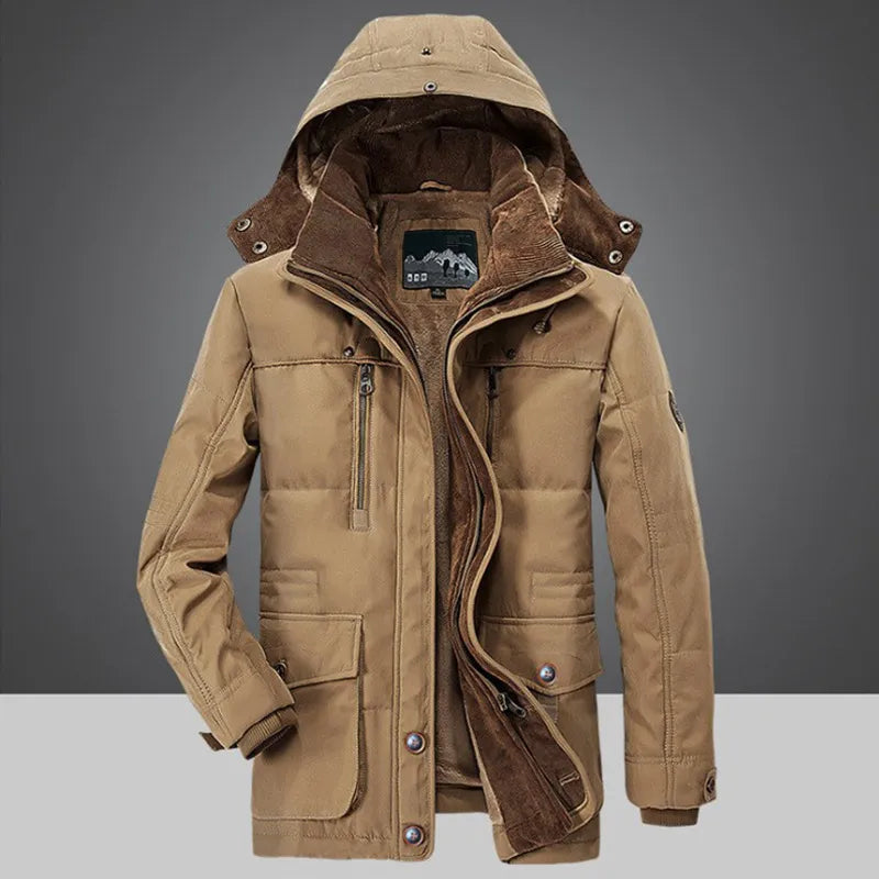 Julian Winter Parka | Long Cotton Winter Coat