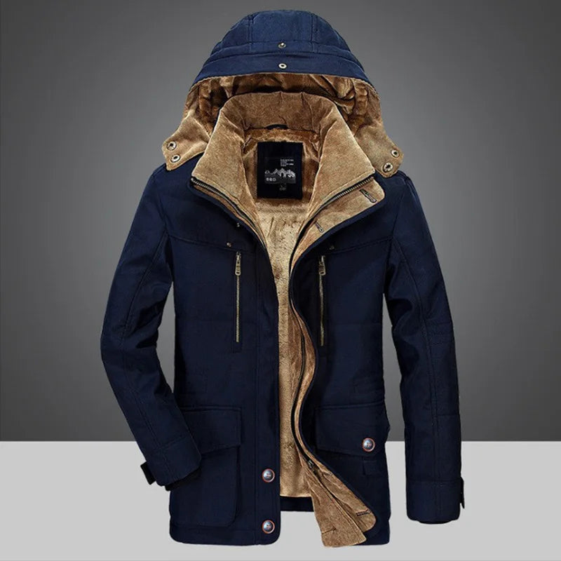 Julian Winter Parka | Long Cotton Winter Coat