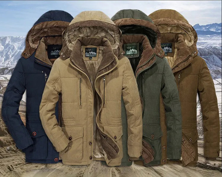 Julian Winter Parka | Long Cotton Winter Coat