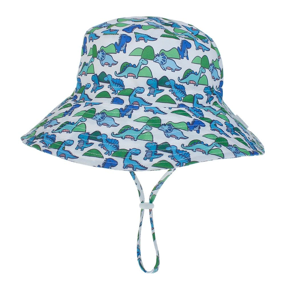 Kids' Adjustable Sun Hat - UV Protection, Breathable & Cute Designs