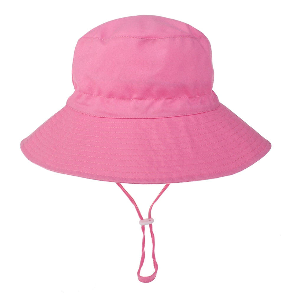 Kids' Adjustable Sun Hat - UV Protection, Breathable & Cute Designs
