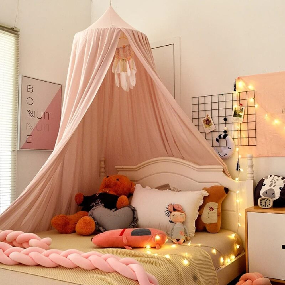 Kids Bed Canopy Tent - Breathable Fabric - Play Tent for Nursery - Magical Theme - Image 1