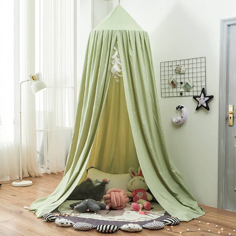 Kids Bed Canopy Tent - Breathable Fabric - Play Tent for Nursery - Magical Theme - Image 12