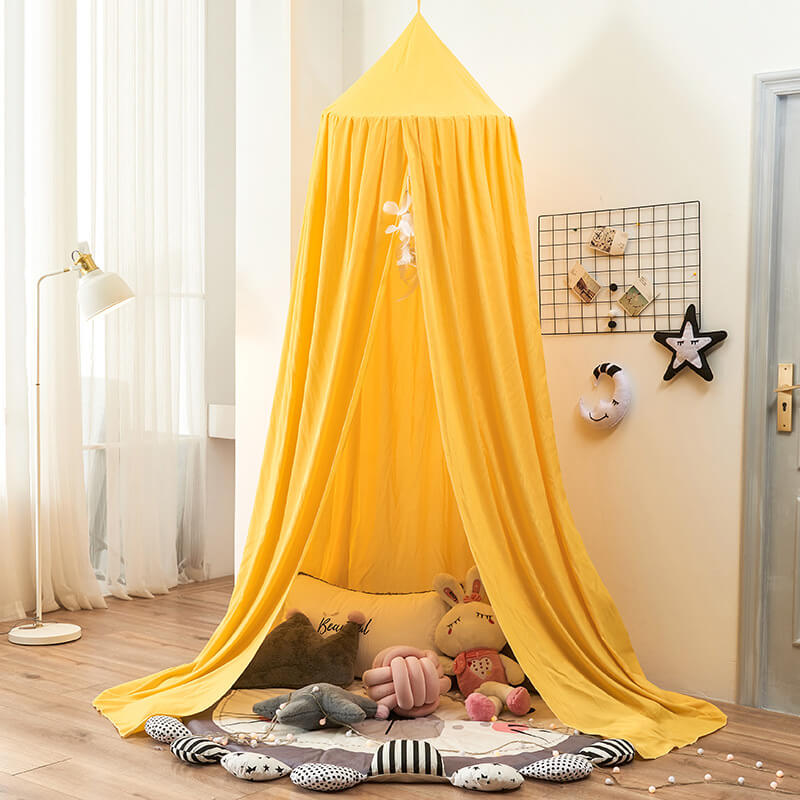 Kids Bed Canopy Tent - Breathable Fabric - Play Tent for Nursery - Magical Theme - Image 14