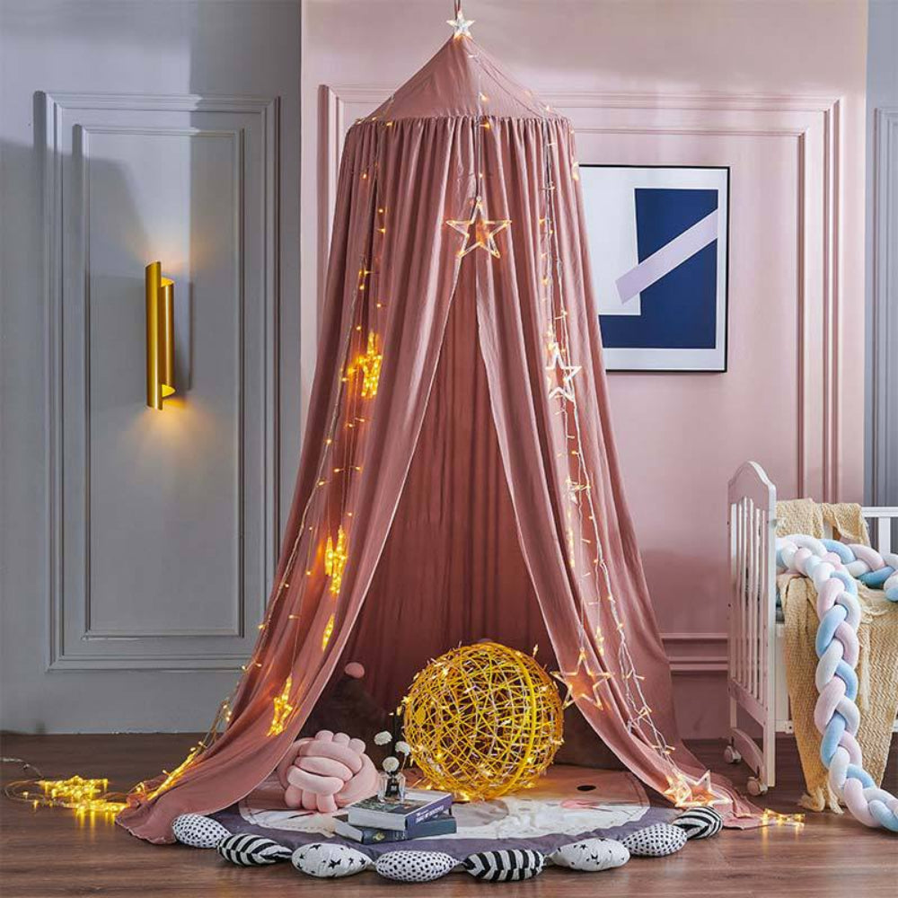 Kids Bed Canopy Tent - Breathable Fabric - Play Tent for Nursery - Magical Theme - Image 15