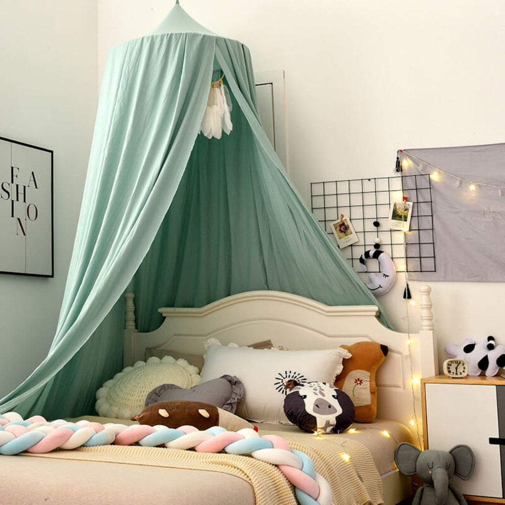 Kids Bed Canopy Tent - Breathable Fabric - Play Tent for Nursery - Magical Theme - Image 2