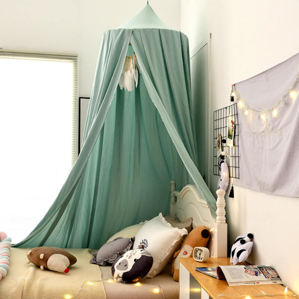 Kids Bed Canopy Tent - Breathable Fabric - Play Tent for Nursery - Magical Theme - Image 3