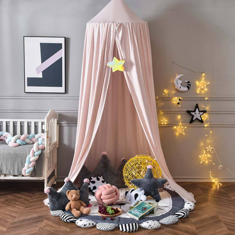Kids Bed Canopy Tent - Breathable Fabric - Play Tent for Nursery - Magical Theme - Image 5