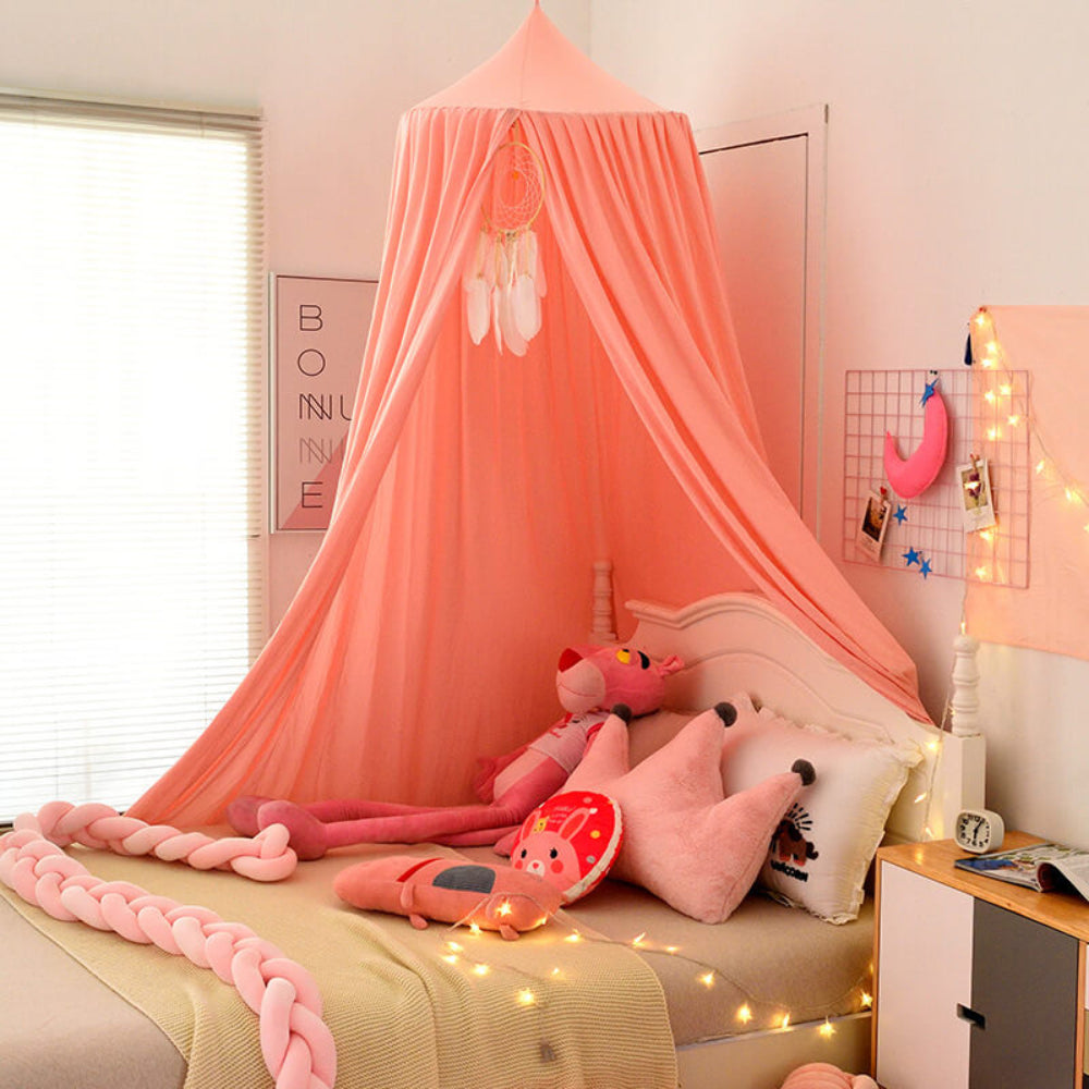 Kids Bed Canopy Tent - Breathable Fabric - Play Tent for Nursery - Magical Theme - Image 7