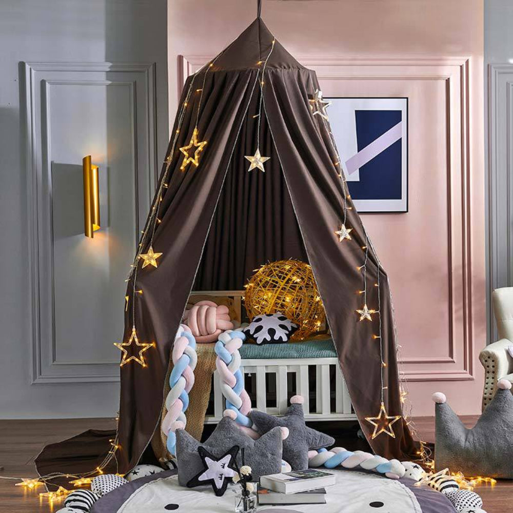 Kids Bed Canopy Tent - Breathable Fabric - Play Tent for Nursery - Magical Theme - Image 8