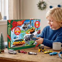 Kids' Car Advent Calendar 2026 – 24 Die-Cast Toy Cars
