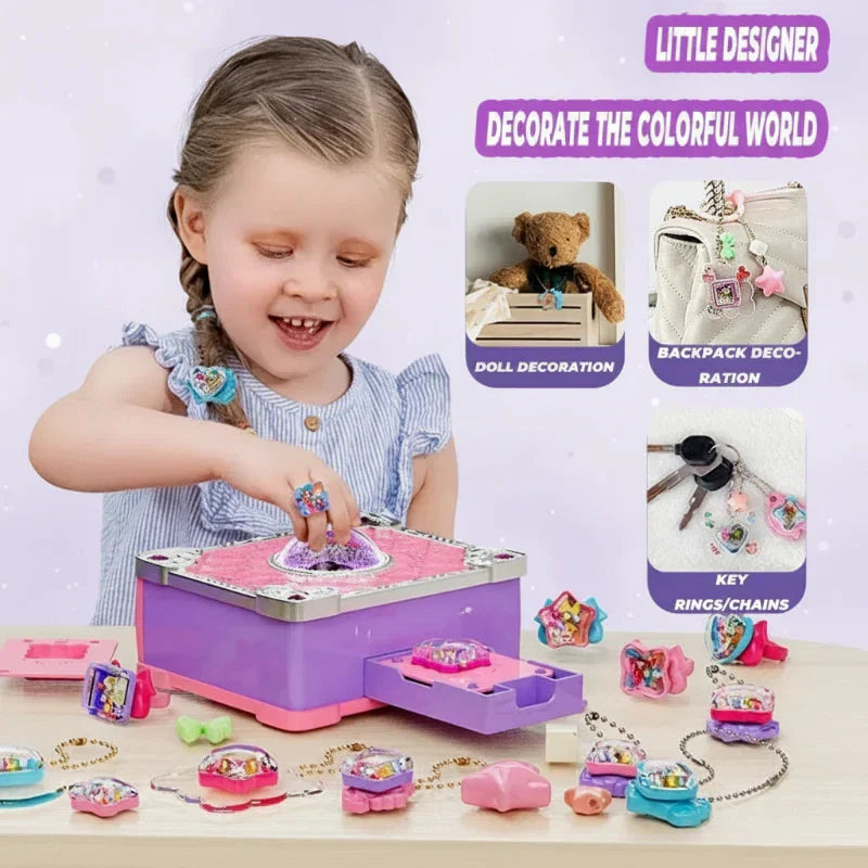Kids DIY 3D Stickers & Jewelry Craft Kit