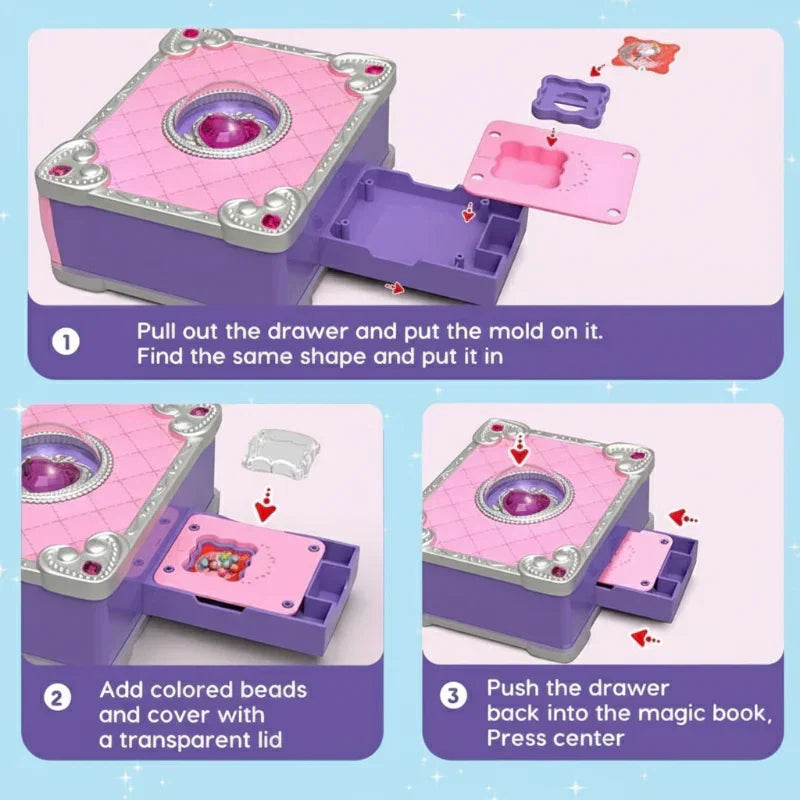 Kids DIY 3D Stickers & Jewelry Craft Kit