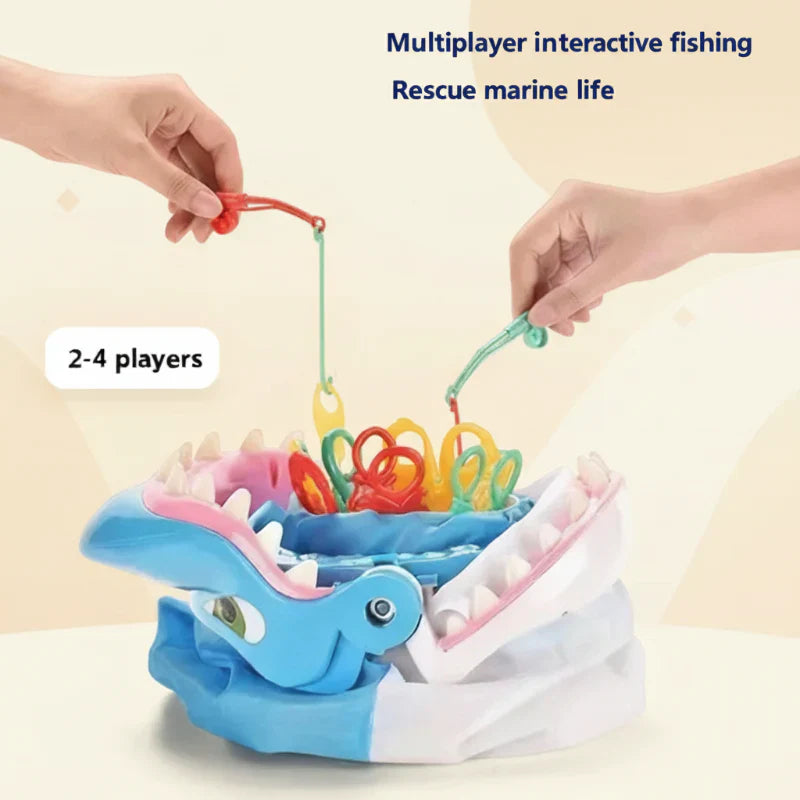 Kids' Educational Shark Attack Family Board Game
