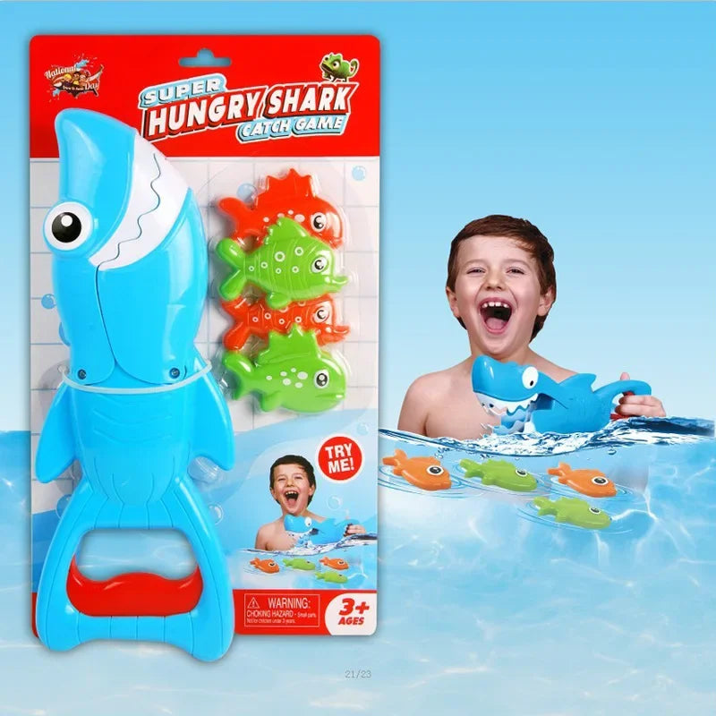 Kids' Educational Shark Grabber Bath Toy
