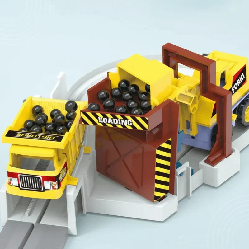 Kids' Electric Construction & Race Track Set