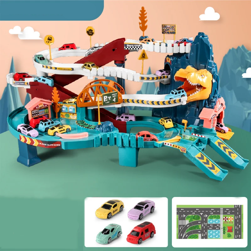 Kids' Interactive Car Play Track Set