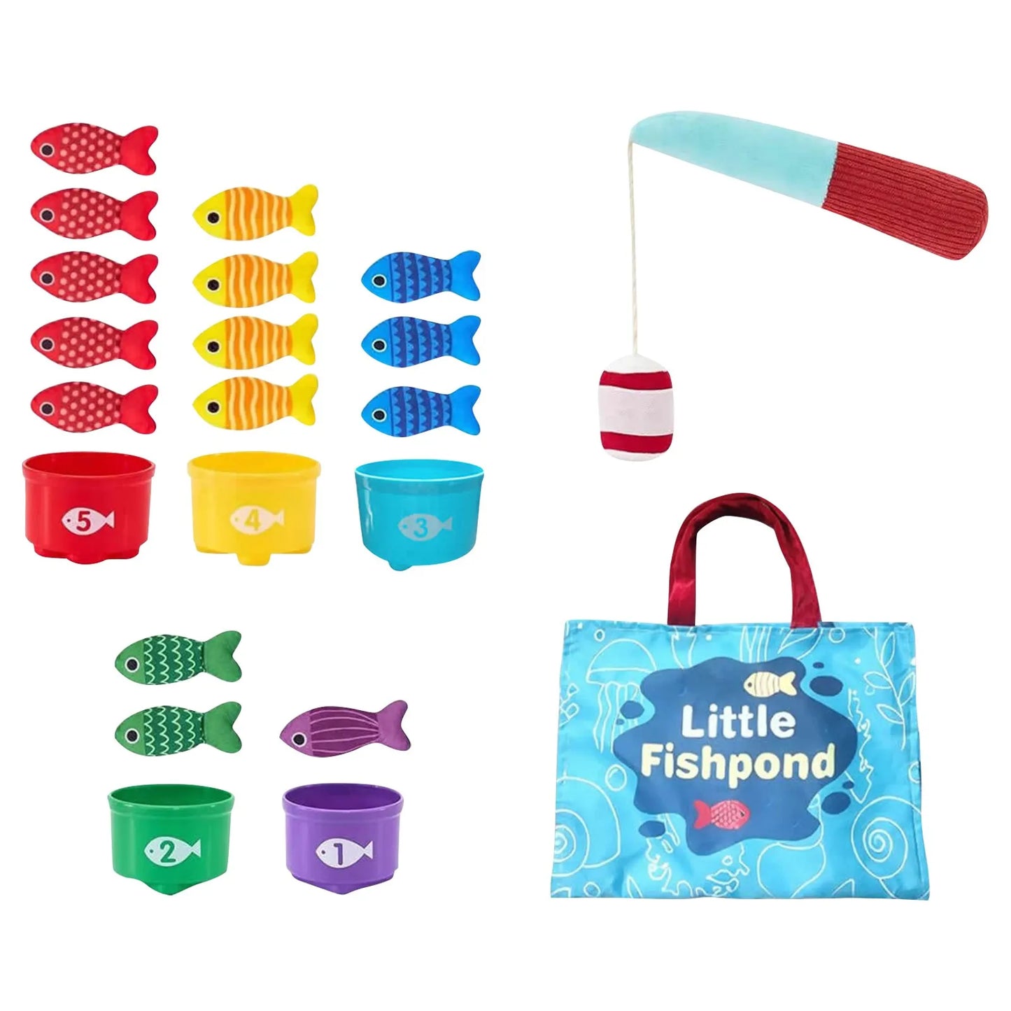 Kids Magnetic Fishing Game for Skill Development