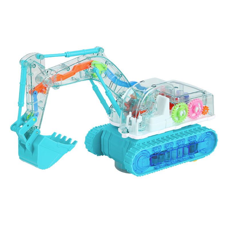 Kids' Musical Light-Up Excavator Toy