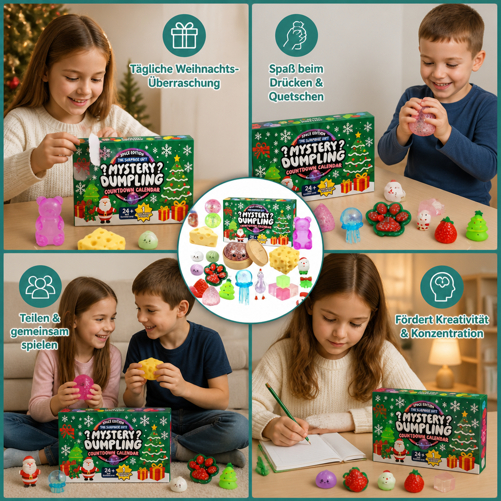 Kids' Soft Christmas Advent Calendar – 24 Days Full of Surprises
