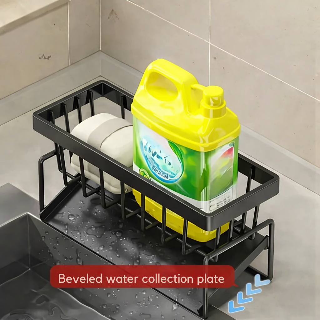 Kitchen Sink Caddy | Rustproof | With Towel Bar | AquaRack