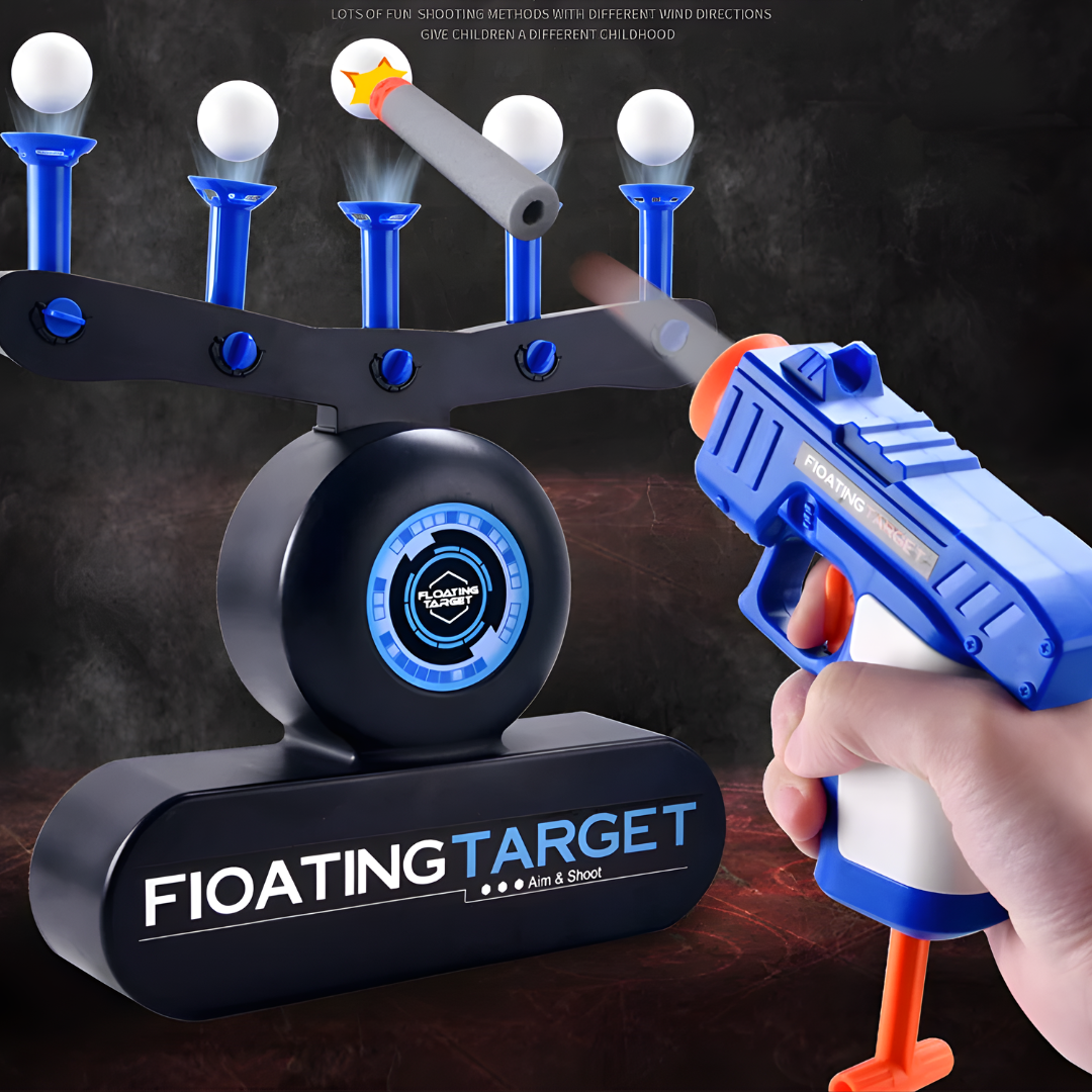 Kletshuts AirshotToy: Floating Ball Air Shot Target Shooting Toy Game Set