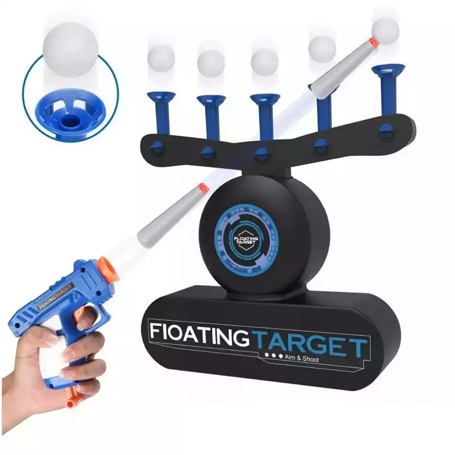 Kletshuts AirshotToy: Floating Ball Air Shot Target Shooting Toy Game Set