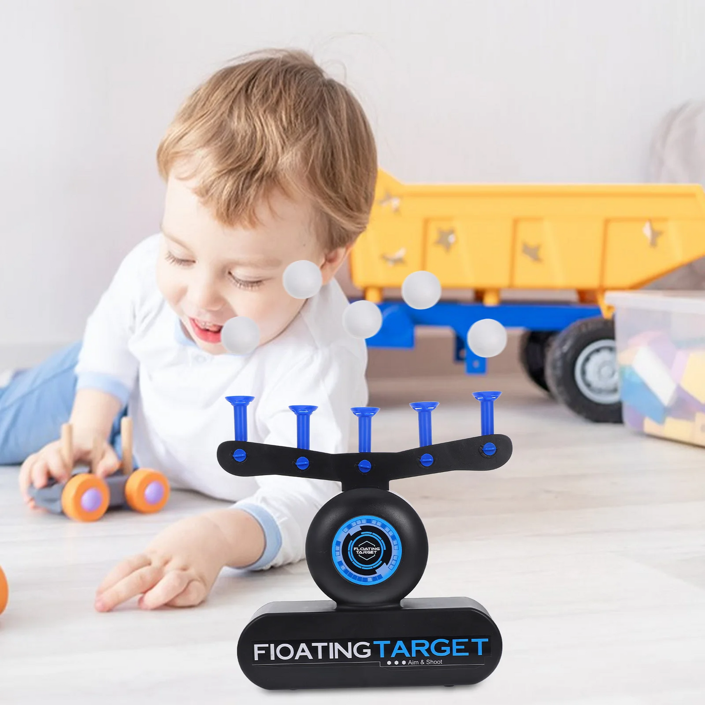 Kletshuts AirshotToy: Floating Ball Air Shot Target Shooting Toy Game Set