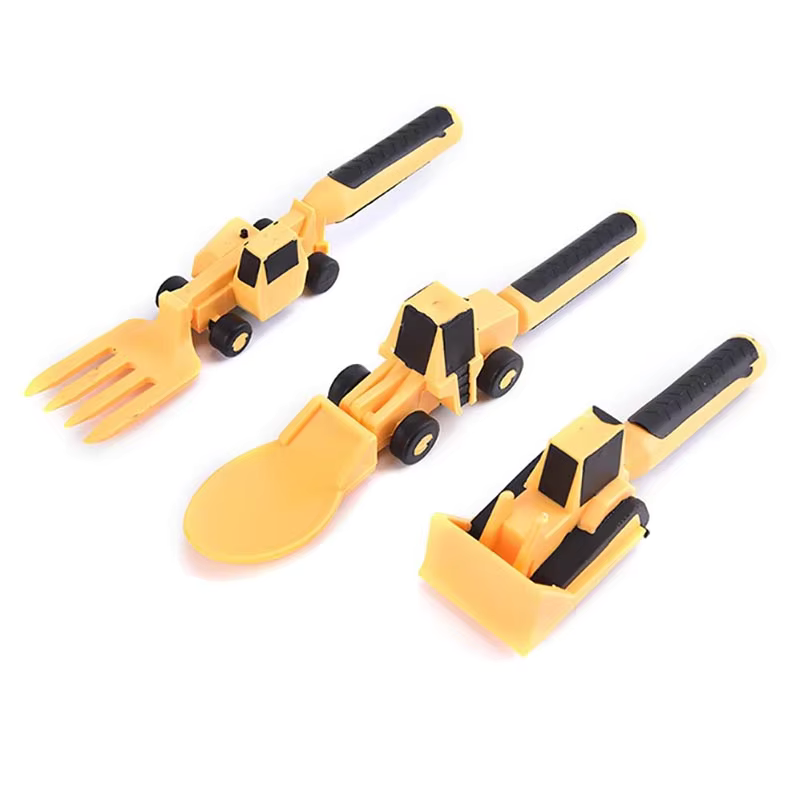 Kletshuts CarCutlery: Kids Construction Cutlery Set