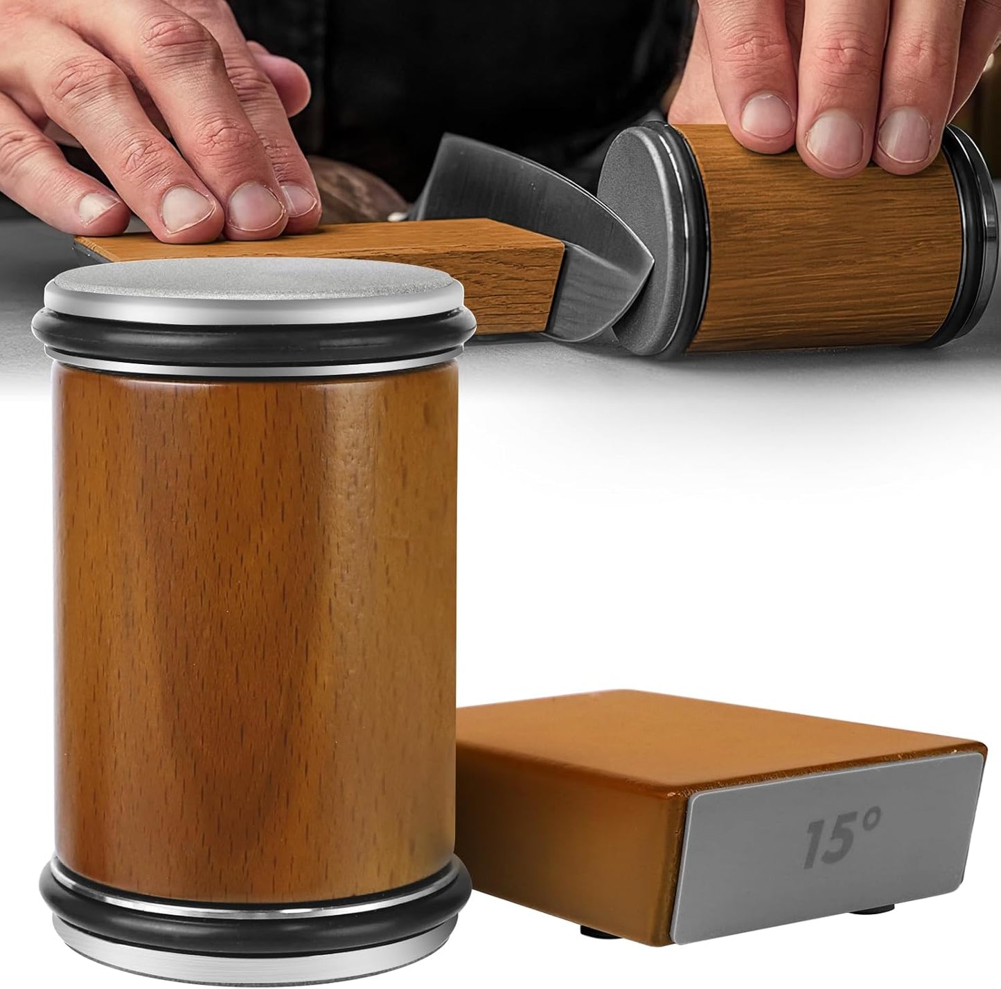 Knife Sharpening | Rolling Knife Sharpener | Fast & Precise Sharpening | KlingenKraft