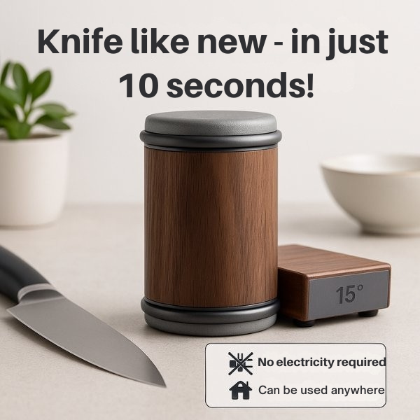 Knife Sharpening | Rolling Knife Sharpener | Fast & Precise Sharpening | KlingenKraft