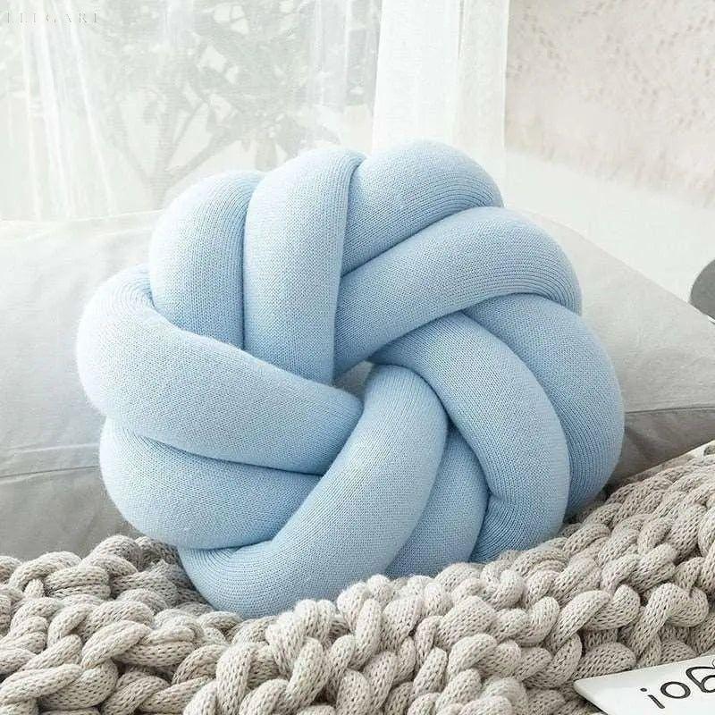 Knot Decorative Pillow - Cotton Blend - Novelty Home Decor - Image 3