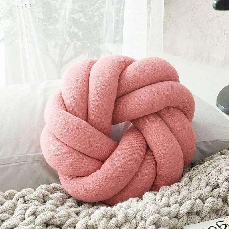 Knot Decorative Pillow - Cotton Blend - Novelty Home Decor - Image 4