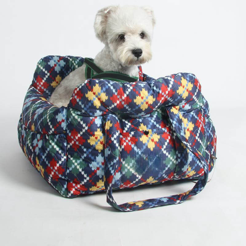 Large Dog Car Seat - Portable, Cosy Cushion for Trips