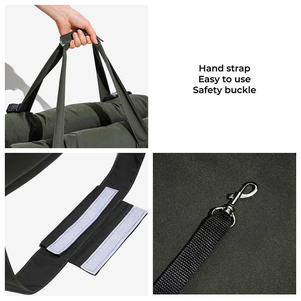 Large Dog Car Seat - Portable, Cosy Cushion for Trips