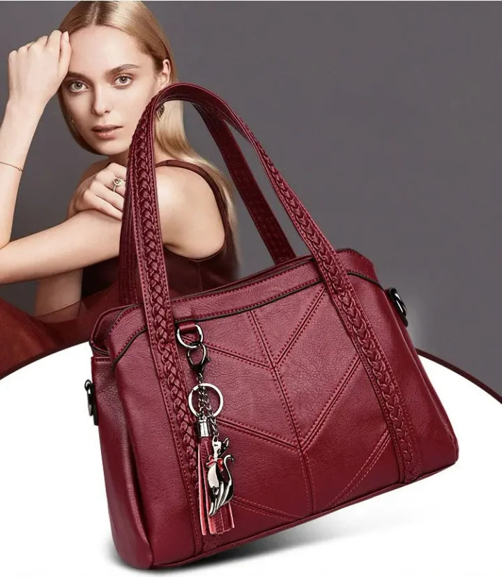 Leather Handbag | Women's Handbag | Spacious and Organized | Freja