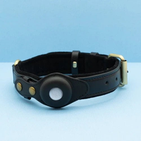 Leather Dog Collar - Adjustable Pet Collar - Stylish Pet Accessory